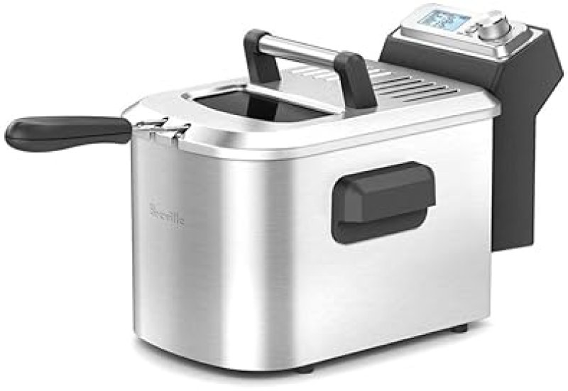 BREVILLE 4-QUART SMART FRYER IN BRUSHED STAINLESS STEEL