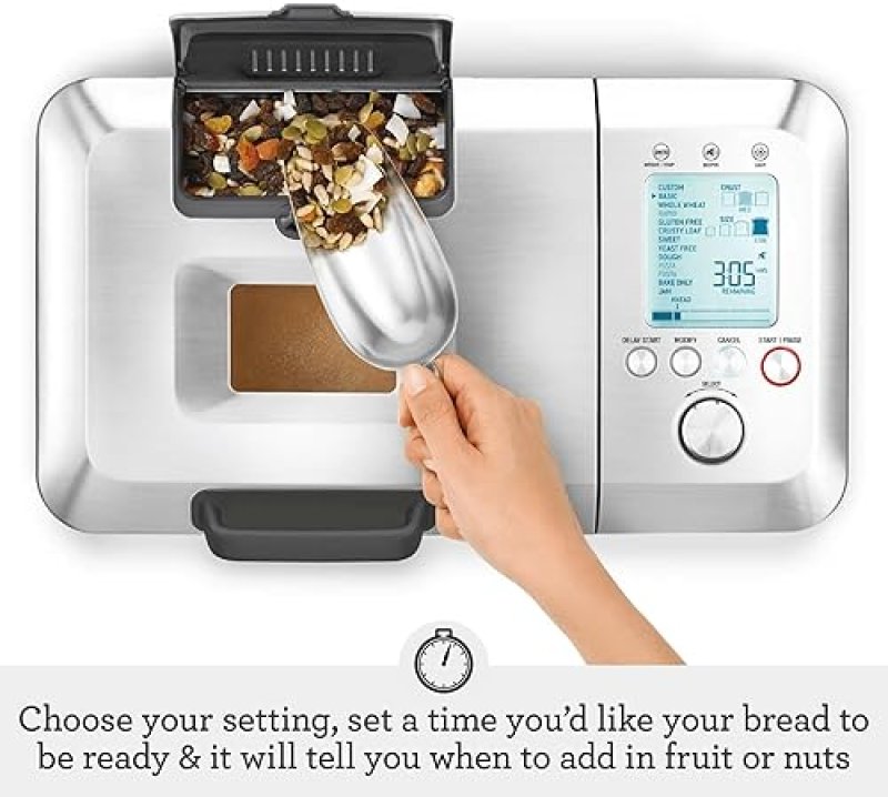 BREVILLE  CUSTOM LOAF BREAD MAKER - STAINLESS STEEL
