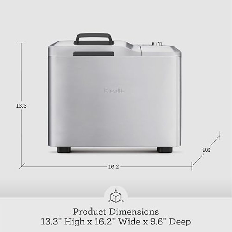 BREVILLE  CUSTOM LOAF BREAD MAKER - STAINLESS STEEL