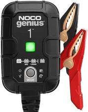 NOCO GENIUS1 SMART CAR BATTERY CHARGER | 6V/12V AUTOMOTIVE MAINTAINER FOR MOTORCYCLE, ATV, LITHIUM & DEEP CYCLE BATTERIES