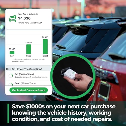FIXD BLUETOOTH OBD2 SCANNER FOR CAR - AUTO DIAGNOSTIC TOOL FOR IPHONE & ANDROID (1 PACK)
