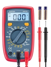 ASTROAI DIGITAL MULTIMETER TESTER 2000 COUNTS WITH DC AC VOLTMETER, OHM VOLT AMP METER - BLUE