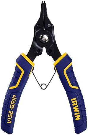 IRWIN VISE-GRIP 6-1/2-INCH CONVERTIBLE SNAP RING PLIERS
