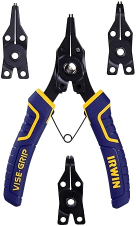 IRWIN VISE-GRIP 6-1/2-INCH CONVERTIBLE SNAP RING PLIERS