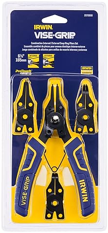 IRWIN VISE-GRIP 6-1/2-INCH CONVERTIBLE SNAP RING PLIERS