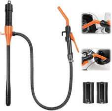 PORTABLE BATTERY-POWERED FUEL TRANSFER PUMP FOR GASOLINE & CARS
