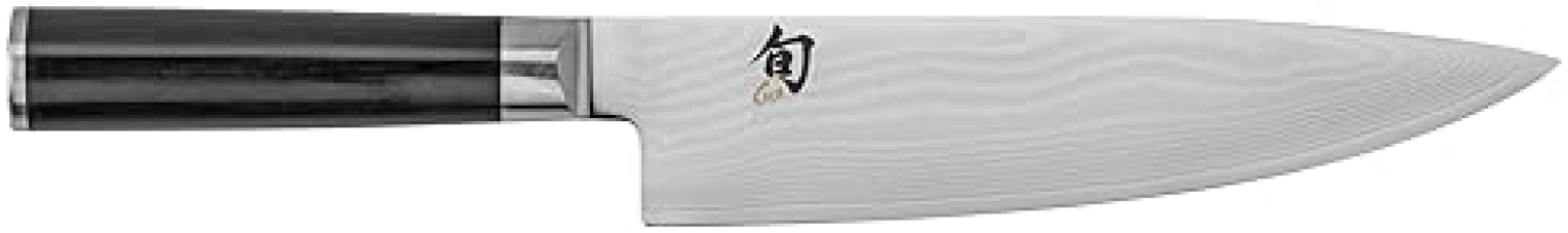 SHUN CLASSIC 8" CHEF'S KNIFE: JAPANESE VG-MAX CORE, DAMASCUS CLADDING, PAKKAWOOD HANDLE