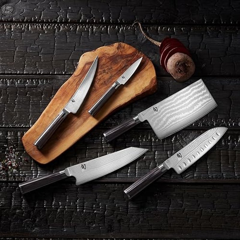 SHUN CLASSIC 3.5" PARING KNIFE - JAPANESE VEGETABLE & FRUIT KNIFE WITH VG-MAX CORE