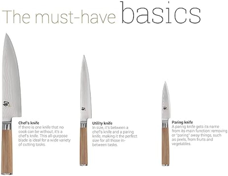 SHUN CLASSIC BLONDE 3.5" PARING KNIFE - JAPANESE VG-MAX CORE, DAMASCUS STEEL, PAKKAWOOD HANDLE