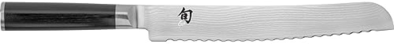 SHUN CLASSIC 9" BREAD KNIFE - JAPANESE SERRATED BLADE WITH VG-MAX CORE - PAKKAWOOD HANDLE - IDEAL FOR CHEFS