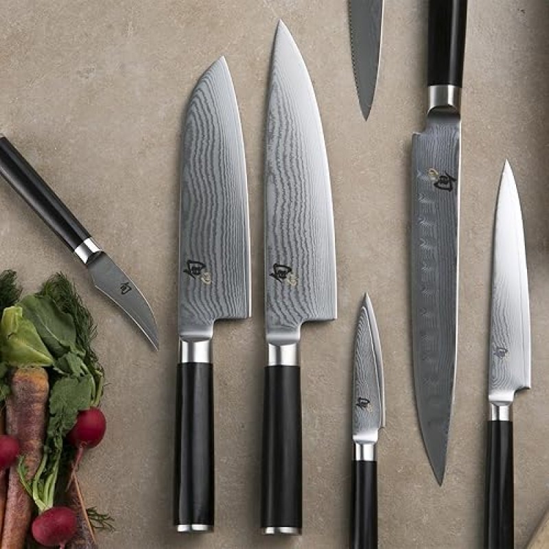 SHUN CLASSIC 6" UTILITY KNIFE - HANDCRAFTED JAPANESE KITCHEN KNIFE WITH VG-MAX CORE
