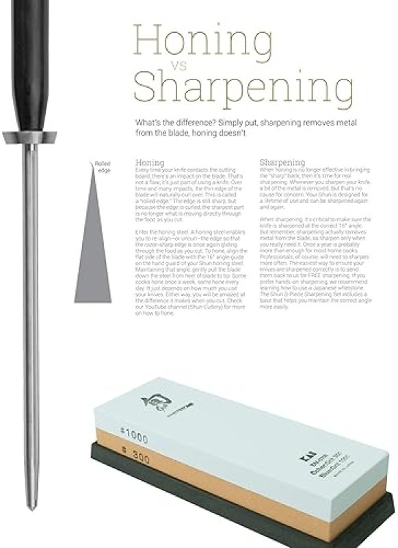 SHUN CLASSIC 2 PIECE CARVING SET: 9" HOLLOW GROUND SLICING KNIFE & CARVING FORK, JAPANESE VG-MAX CORE