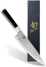 SHUN CLASSIC 8" CHEF'S KNIFE, VG-MAX CORE, DAMASCUS STEEL, PAKKAWOOD HANDLE