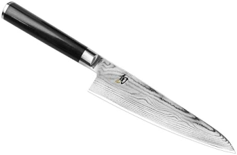 SHUN CLASSIC 7" ASIAN COOK’S KNIFE - HANDCRAFTED JAPANESE KITCHEN KNIFE WITH VG-MAX CORE - DAMASCUS STAINLESS STEEL CLADDING - PAKKAWOOD HANDLE - GYUTO-STYLE TOOL FOR CHEFS