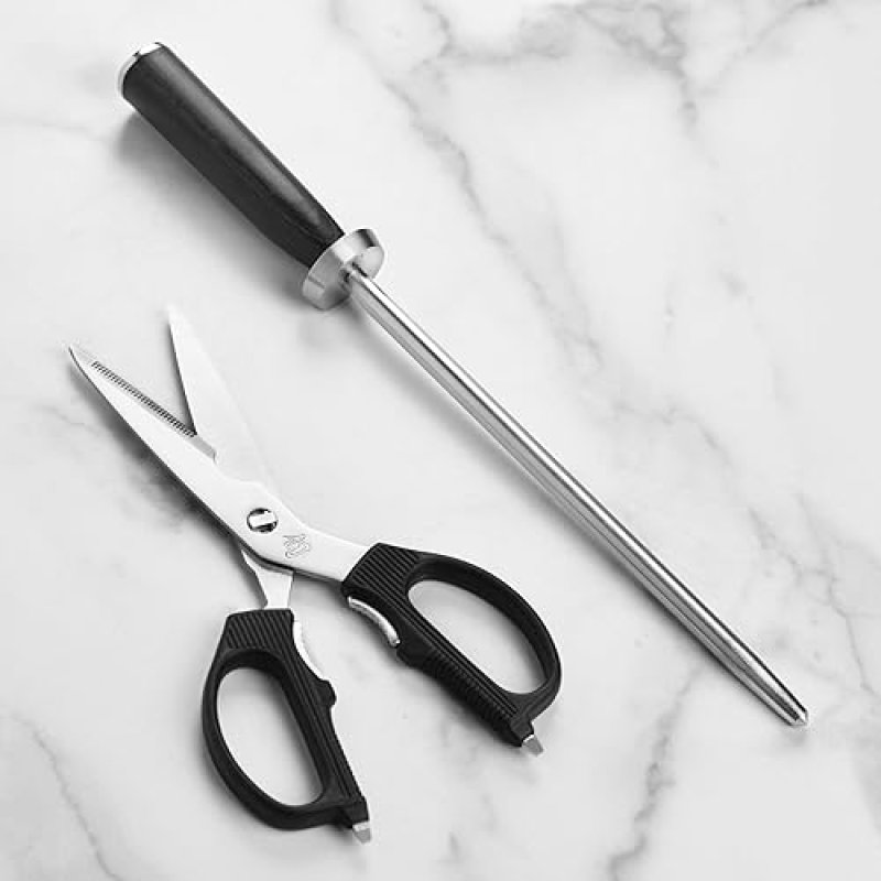 SHUN CLASSIC 10-PIECE KNIFE SET WITH BLOCK - PREMIUM QUALITY