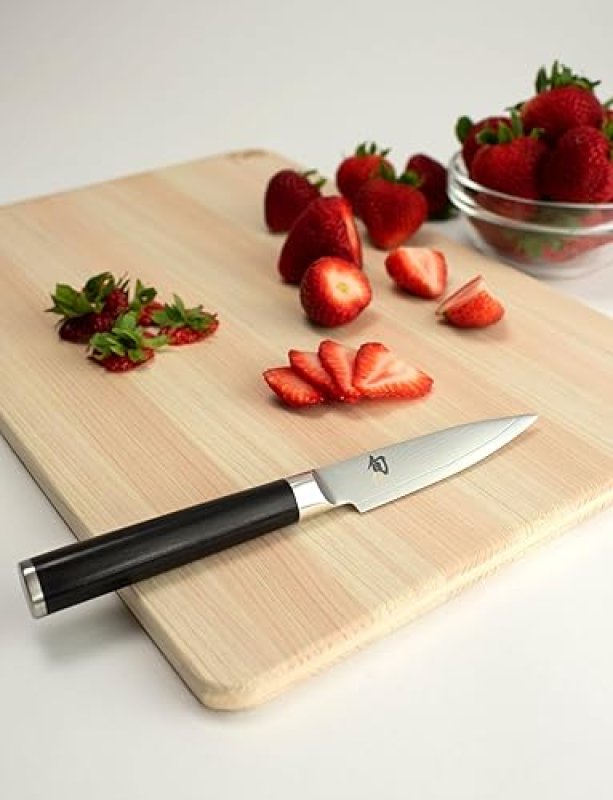 SHUN CLASSIC 3-PIECE KNIFE SET | CHEF'S, BREAD, PARING KNIFE | SEKI JAPAN-MADE