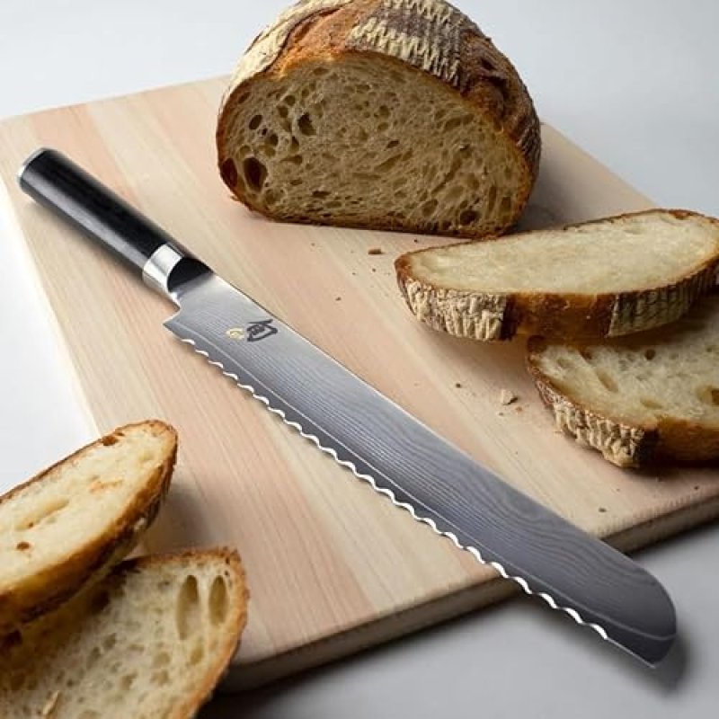 SHUN CLASSIC 3-PIECE KNIFE SET | CHEF'S, BREAD, PARING KNIFE | SEKI JAPAN-MADE