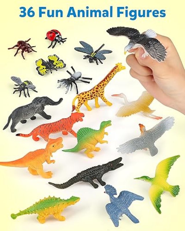 COOGAM ANIMALS SORTING TOY SET FOR TODDLERS: EDUCATIONAL GIFT FOR 3-5 YEAR OLDS