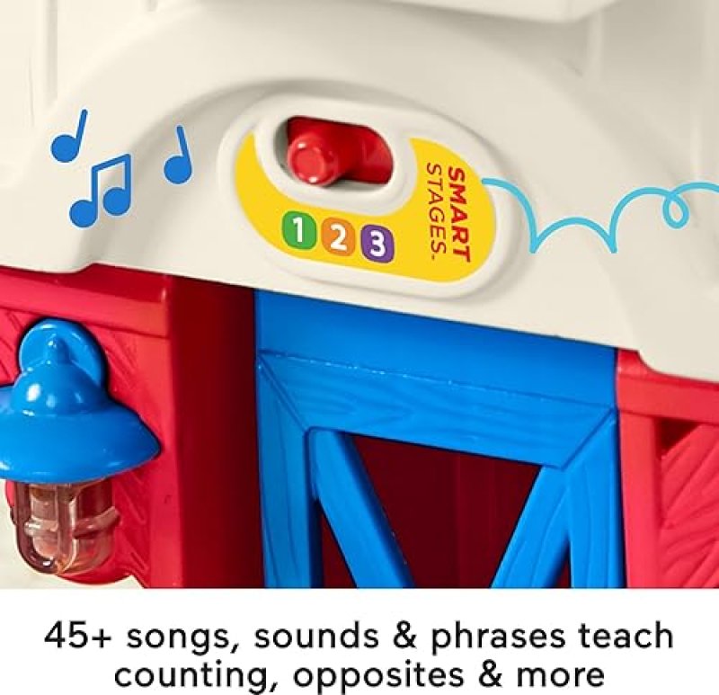 FISHER-PRICE LITTLE PEOPLE FARM ANIMAL CARE INTERACTIVE PLAYSET FOR TODDLERS 1+ YEARS