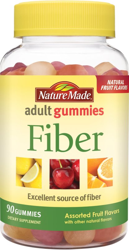 NATURE MADE HIGH-FIBER NATURE MADE GUMMIES, 90 COUNT - 6G DIETARY FIBER