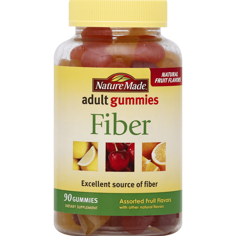 NATURE MADE HIGH-FIBER NATURE MADE GUMMIES, 90 COUNT - 6G DIETARY FIBER