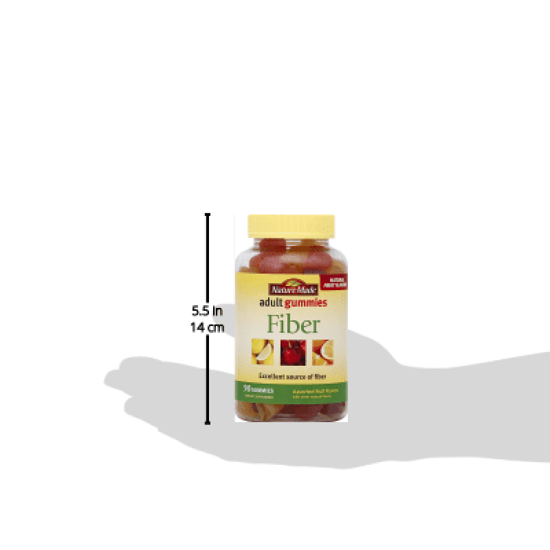 NATURE MADE HIGH-FIBER NATURE MADE GUMMIES, 90 COUNT - 6G DIETARY FIBER