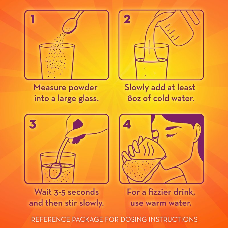 METAMUCIL FIBER POWDER WITH VITAMINS B12 - CITRUS FLAVOR, 50 SERVINGS