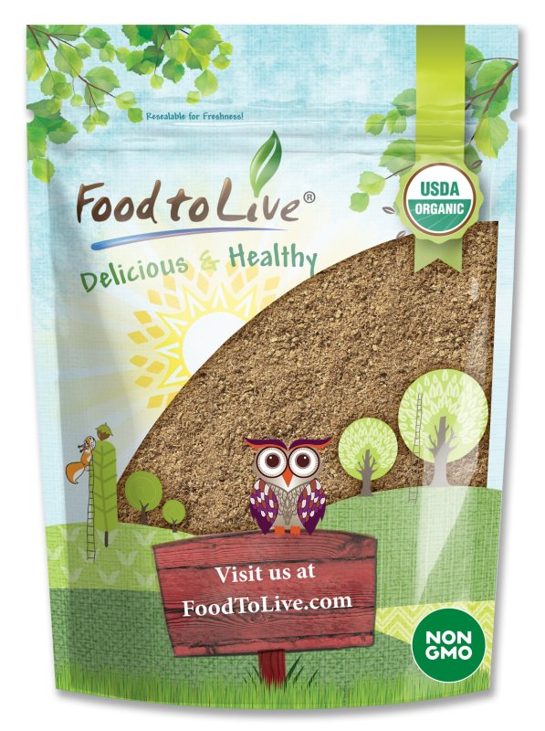 ORGANIC PSYLLIUM HUSK POWDER 0.5 LB NON-GMO KOSHER RAW VEGAN - FOOD TO LIVE