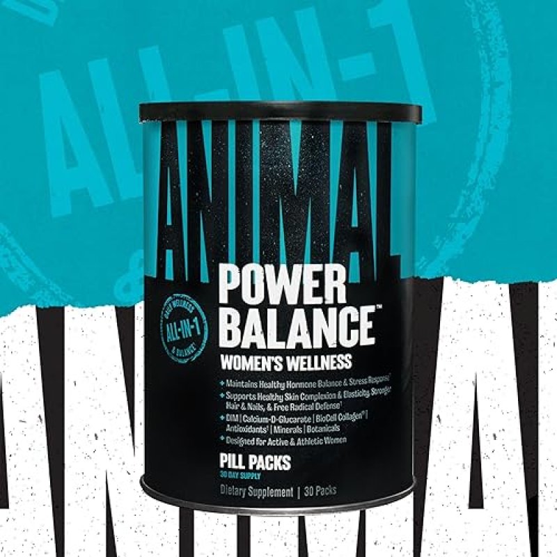 UNIVERSAL NUTRITION WOMEN'S ALPHA F COMPREHENSIVE FORMULA FOR HORMONAL BALANCE, SKIN, HAIR, NAILS, MOOD, STRESS SUPPORT & HEALTH – 30 PACKS
