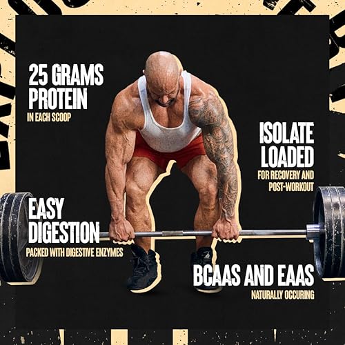 UNIVERSAL NUTRITION CHOCOLATE ANIMAL WHEY ISOLATE PROTEIN POWDER - 25G PROTEIN, MUSCLE BUILDER & RECOVERY FOR MEN & WOMEN - LOW SUGAR