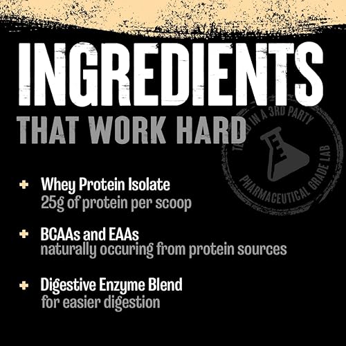 UNIVERSAL NUTRITION CHOCOLATE ANIMAL WHEY ISOLATE PROTEIN POWDER - 25G PROTEIN, MUSCLE BUILDER & RECOVERY FOR MEN & WOMEN - LOW SUGAR
