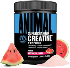 UNIVERSAL NUTRITION WATERMELON FLAVORED ANIMAL SUPERCHARGED CREATINE POWDER WITH BETAINE & SENACTIV - 300G'