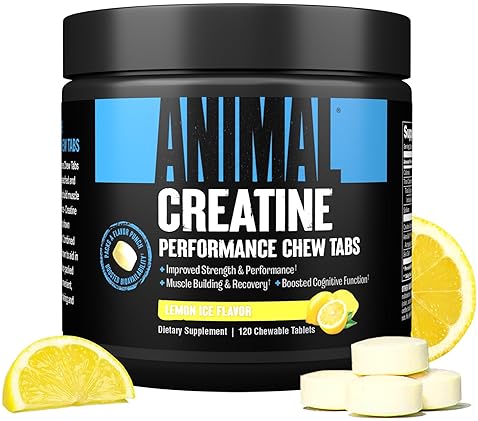 UNIVERSAL NUTRITION ENHANCED CREATINE CHEWS WITH ASTRAGIN & SEA SALT - LEMON ICE