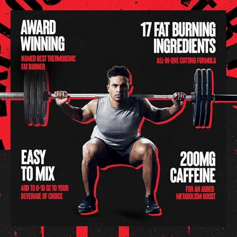 UNIVERSAL NUTRITION ANIMAL CUTS THERMOGENIC FAT BURNER POWDER - WEIGHT LOSS SUPPLEMENT FOR METABOLISM, ENERGY, FOCUS, KETONES, APPETITE SUPPRESSANT - BLUE ICE POP FLAVOR'