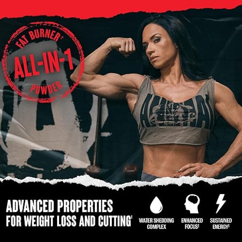 UNIVERSAL NUTRITION ANIMAL CUTS THERMOGENIC FAT BURNER POWDER - WEIGHT LOSS SUPPLEMENT FOR METABOLISM, ENERGY, FOCUS - ORANGE MANGO FLAVOR'