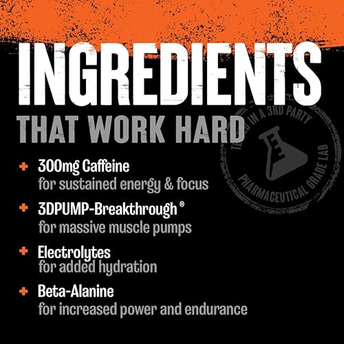 UNIVERSAL NUTRITION PRIMAL ANIMAL MUSCLE HYDRATION PREWORKOUT POWDER - ENERGY BOOST WITH BETA ALANINE, 3DPUMP, CAFFEINE & ELECTROLYTES - FRUIT PUNCH FLAVOR