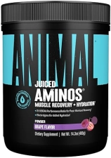 UNIVERSAL NUTRITION ANIMAL JUICED AMINO ACIDS BCAA POWDER EAA MATRIX WITH ELECTROLYTES GRAPE FLAVOR 30 SERVINGS'