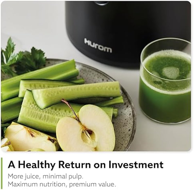 HUROM H320 SLOW JUICER | SELF-FEEDING COLD PRESS FOR VEG & FRUIT | HIGH YIELD | BPA