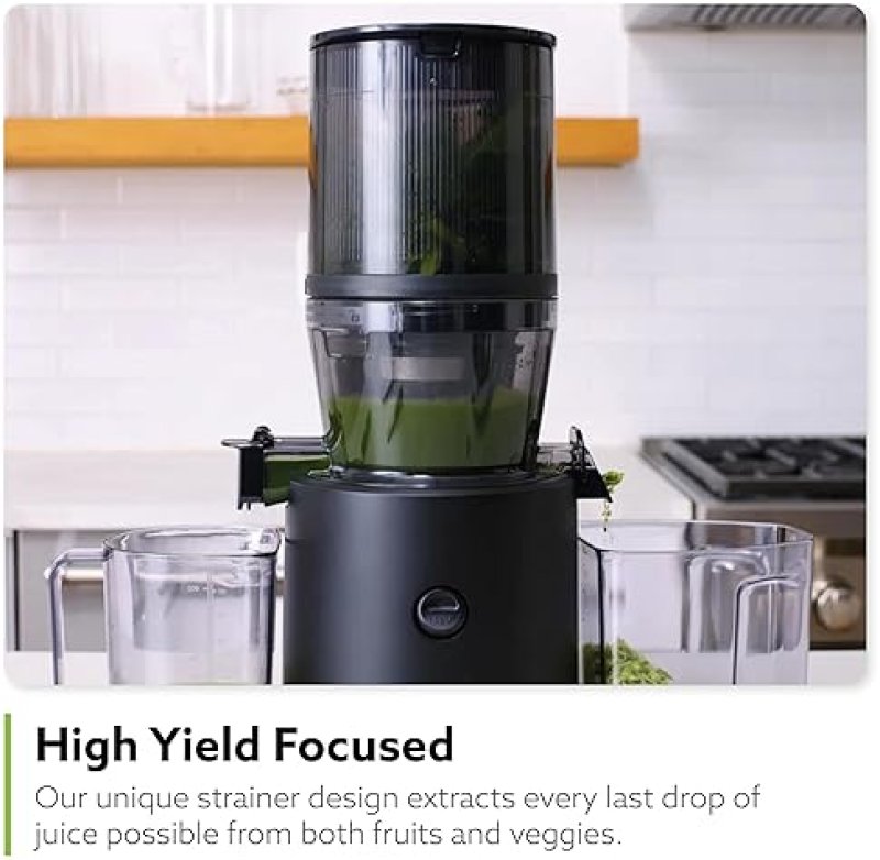 HUROM H320 SLOW JUICER | SELF-FEEDING COLD PRESS FOR VEG & FRUIT | HIGH YIELD | BPA