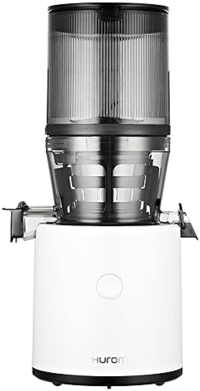 HUROM H320 SLOW JUICER | WHITE | COLD PRESS JUICE MACHINE | HIGH YIELD | BPA FREE | EASY TO CLEAN