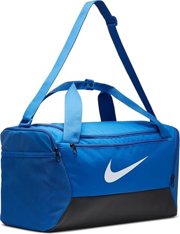 NIKE BRASILIA TRAINING DUFFEL BAG IN GAME ROYAL/BLACK/WHITE - SHOP NOW