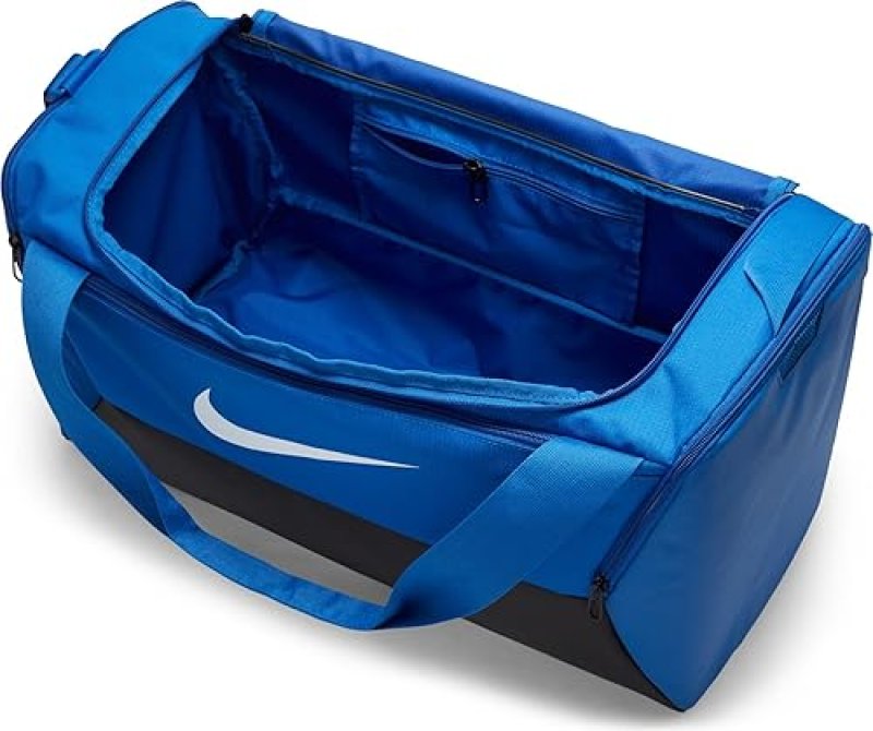 NIKE BRASILIA TRAINING DUFFEL BAG IN GAME ROYAL/BLACK/WHITE - SHOP NOW