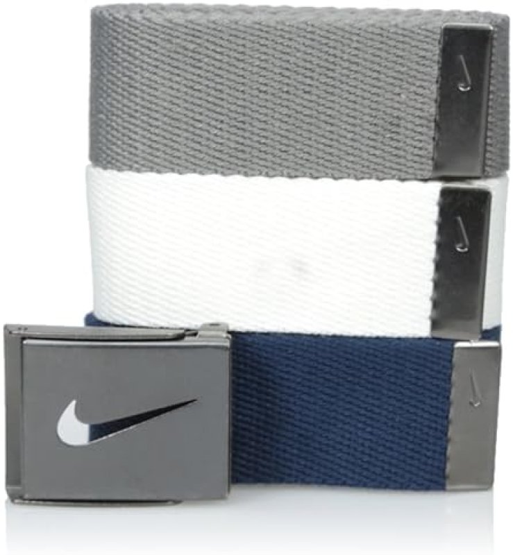NIKE MEN'S GOLF WEB BELT 3-PACK FOR BETTER PERFORMANCE