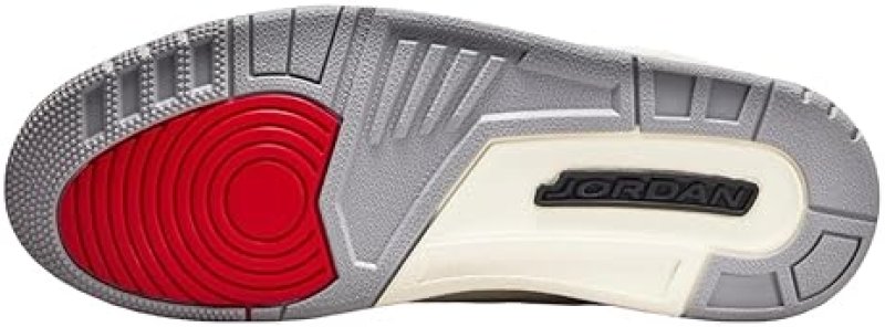 NIKE AIR JORDAN 3 RETRO SUMMIT WHITE/FIRE RED 'CEMENT GREY'
