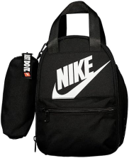 NIKE INSULATED LUNCH BAG WITH REMOVABLE POUCH IN BLACK, ONE SIZE