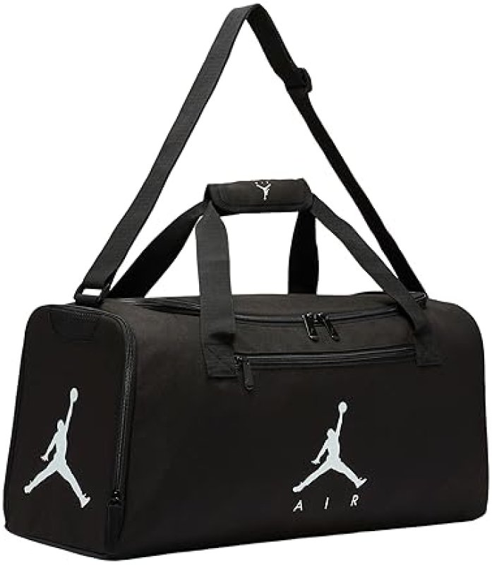 NIKE AIR JORDAN SMALL DUFFEL BAG (55L) IN BLACK
