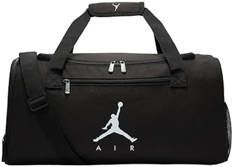 NIKE AIR JORDAN SMALL DUFFEL BAG (55L) IN BLACK