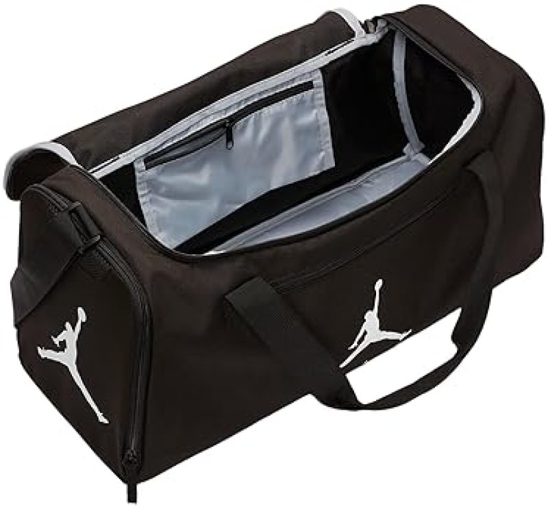 NIKE AIR JORDAN SMALL DUFFEL BAG (55L) IN BLACK