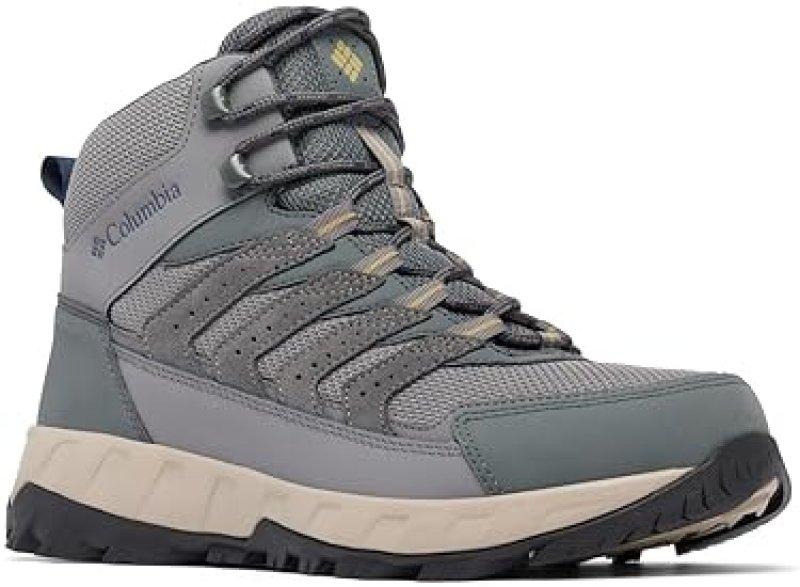 COLUMBIA WATERPROOF MEN'S STRATA TRAIL MID BOOTS - IDEAL FOR OUTDOOR ADVENTURES