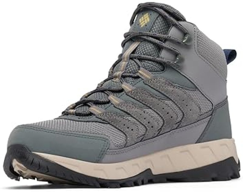 COLUMBIA WATERPROOF MEN'S STRATA TRAIL MID BOOTS - IDEAL FOR OUTDOOR ADVENTURES